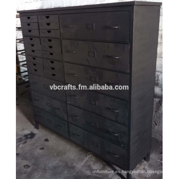 Gabinete industrial de 29 cajones Vintage